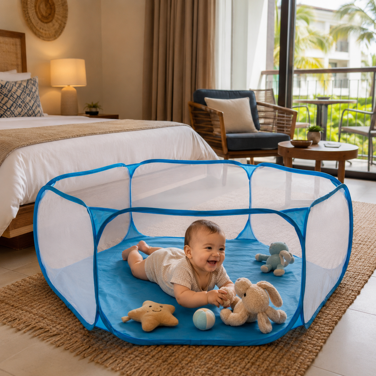 Foldable Travel Playpen for Toddlers