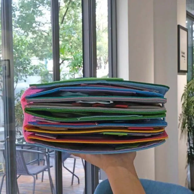 Interactive Felt Learning Book for Kids
