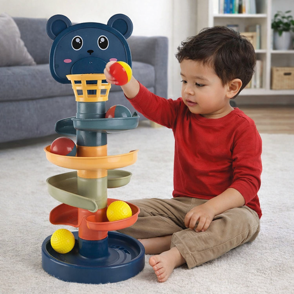 Montessori Ball Tower for Kids