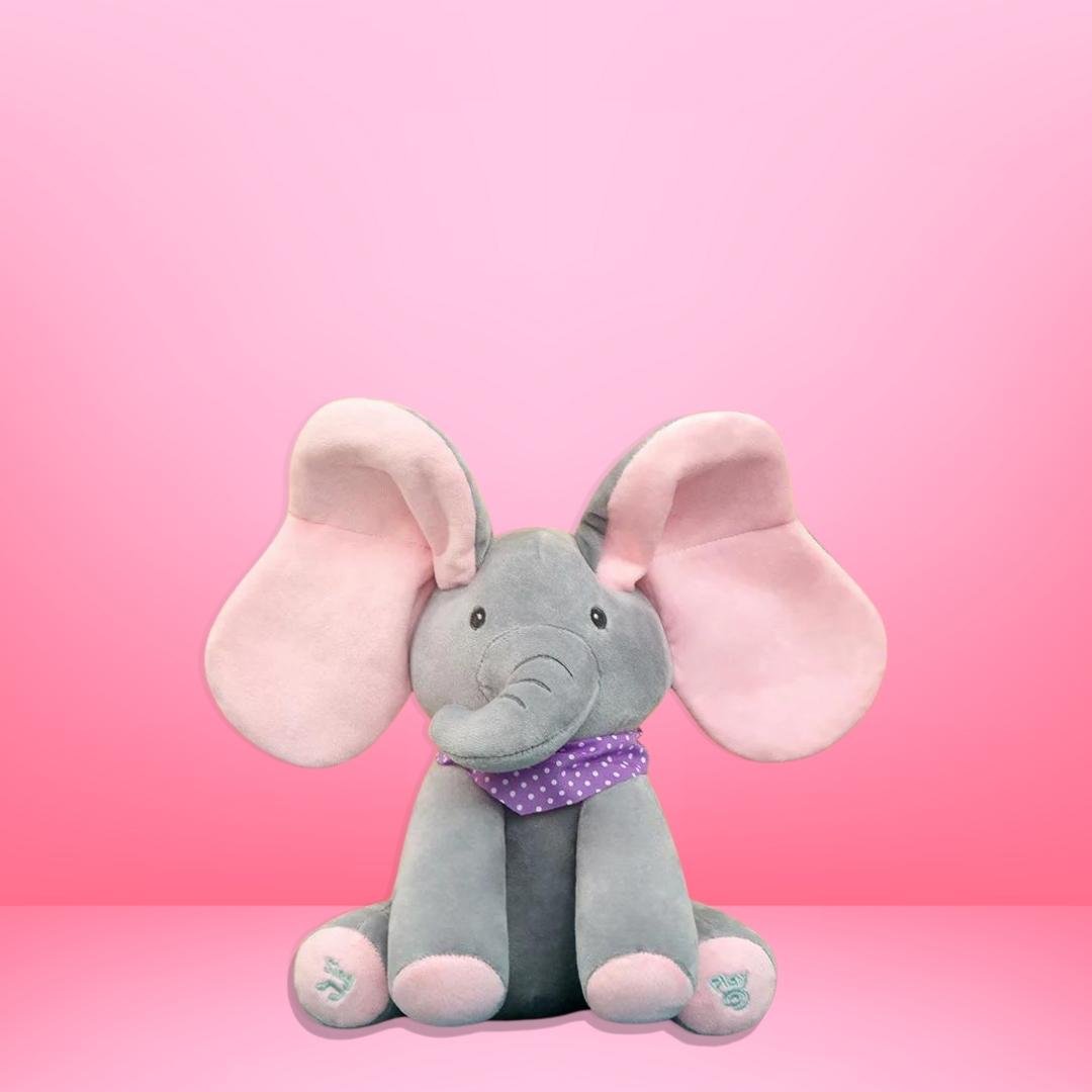 Singing Elephant Peekaboo Plush Toy