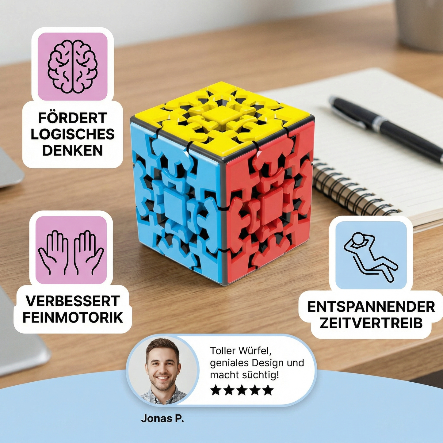 Gear Puzzle Cube