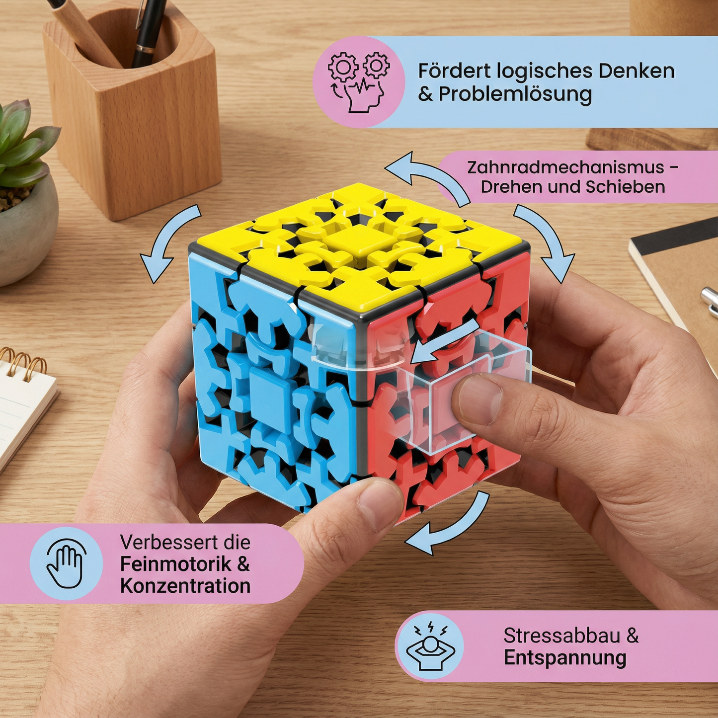 Gear Puzzle Cube