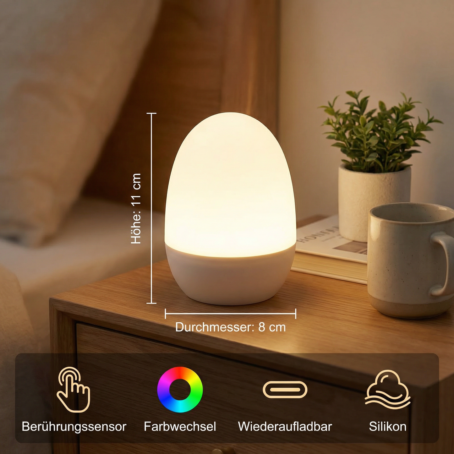 Soft Silicone LED Night Light